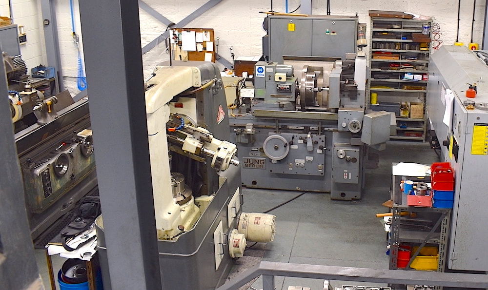 The manual machining workshop at Westin Engineering